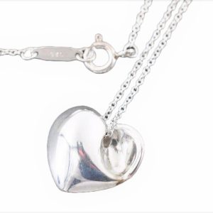 Tiffany solid Heart Necklace