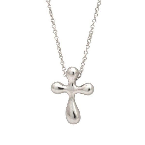 Tiffany & Co Elsa Peretti Cross Pendant Silver